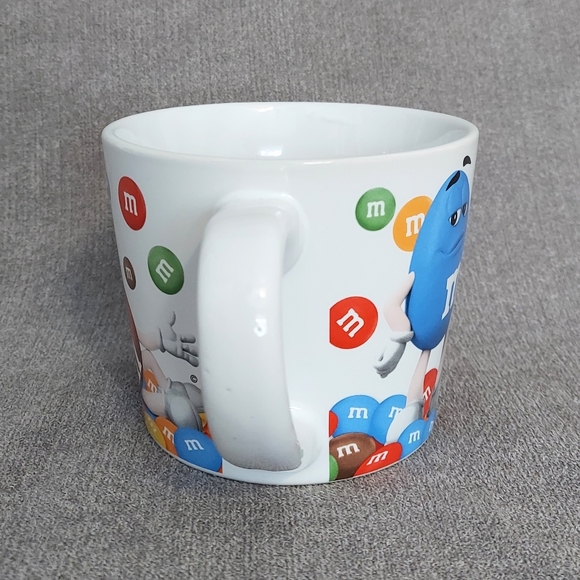 M&M Oversized Coffee Cup Mug Mars Candy 20 oz 2017 Collectible - Picture 3 of 9
